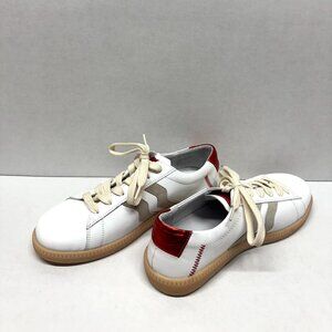 MIZ MOOZ LEATHER CASUAL LACE UP SNEAKERS WHITE 37EU / 7US S-08